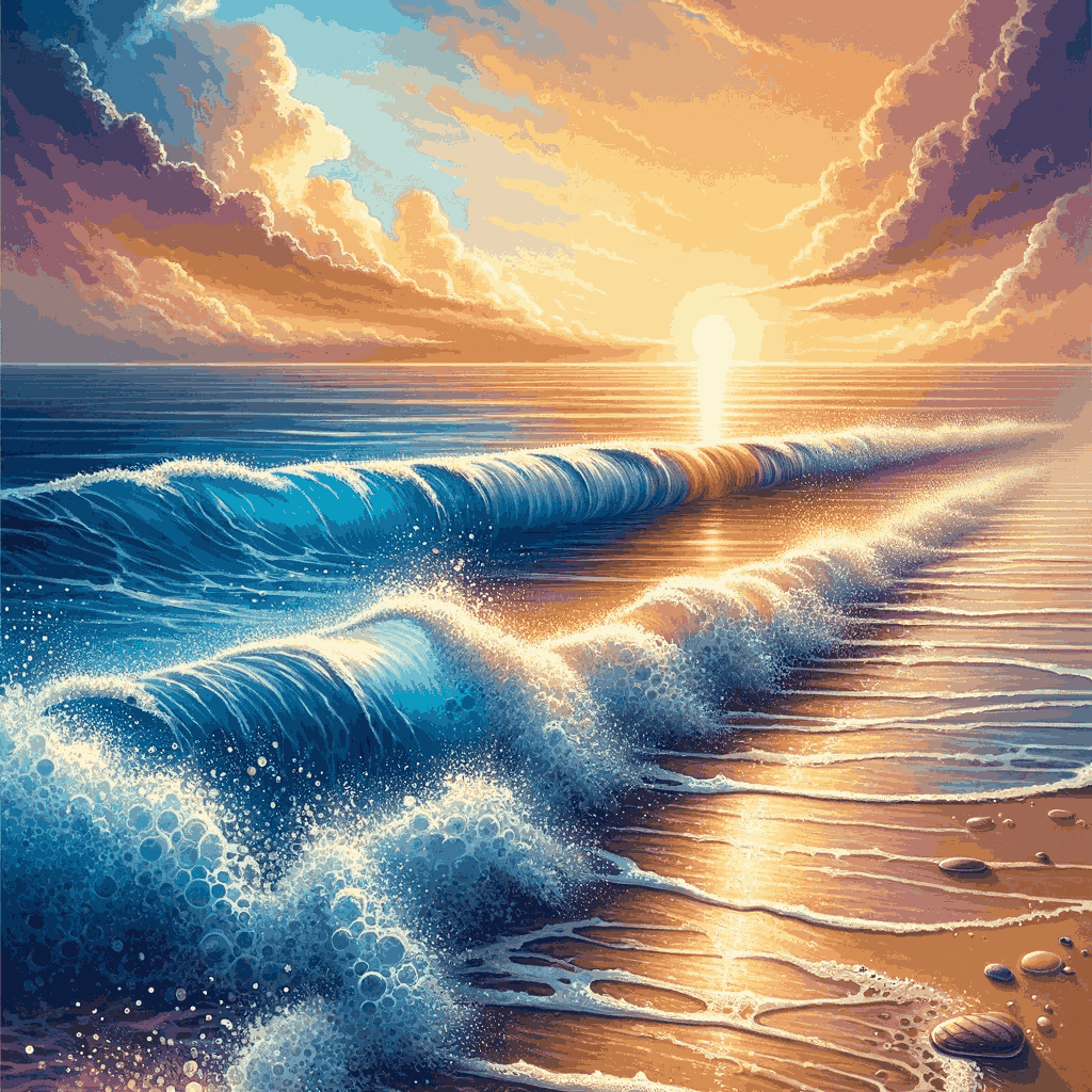 "Sunset Serenity" Paint by Numbers Kit