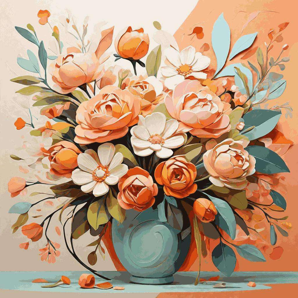 "Blossoming Beauty" Paint by Numbers Kit