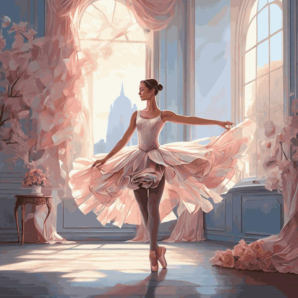 "Graceful Ballet" Paint by Numbers Kit