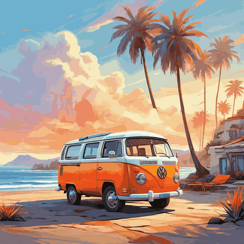 "Beachside Escape" Paint by Numbers Kit