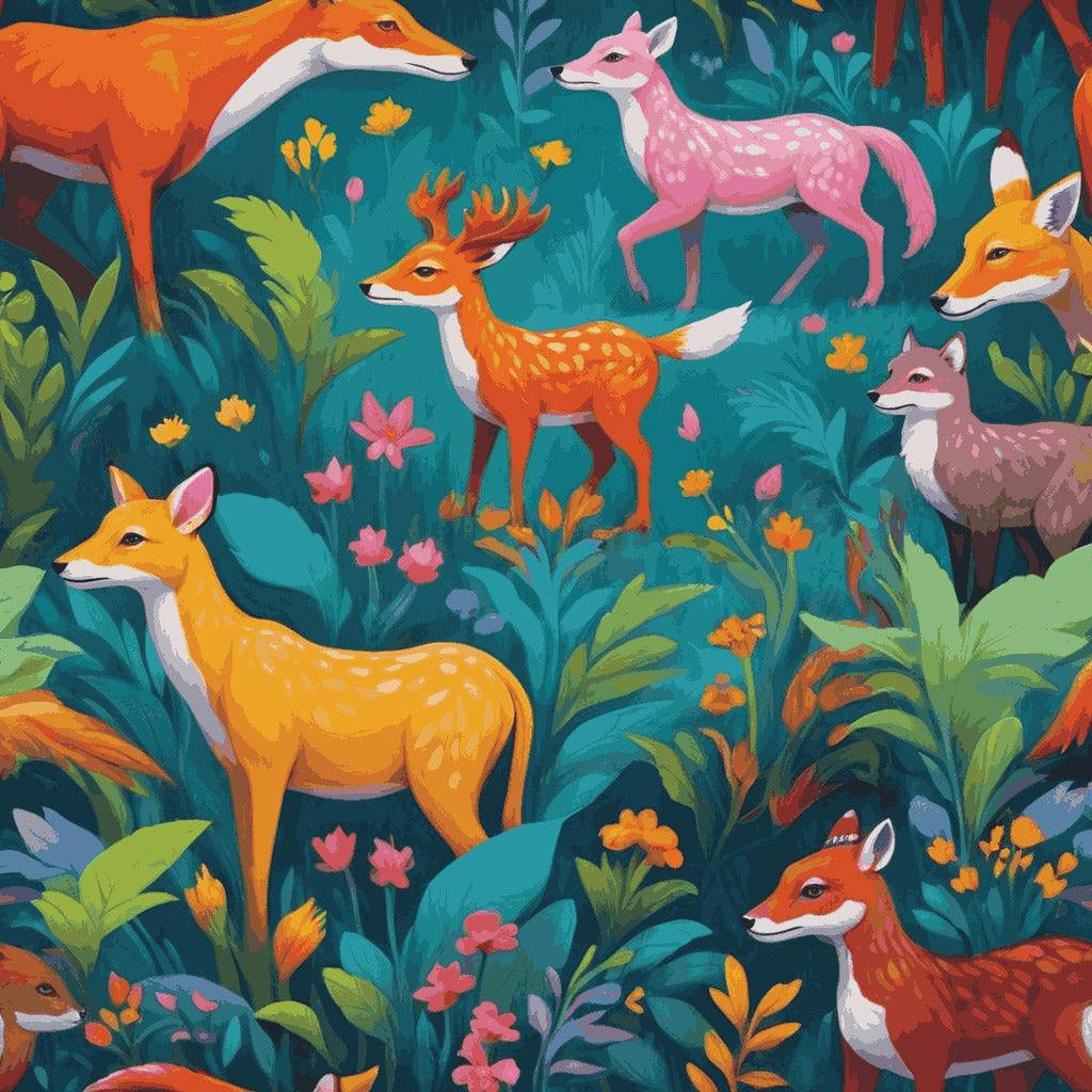 "Forest Friends" Paint by Numbers Kit