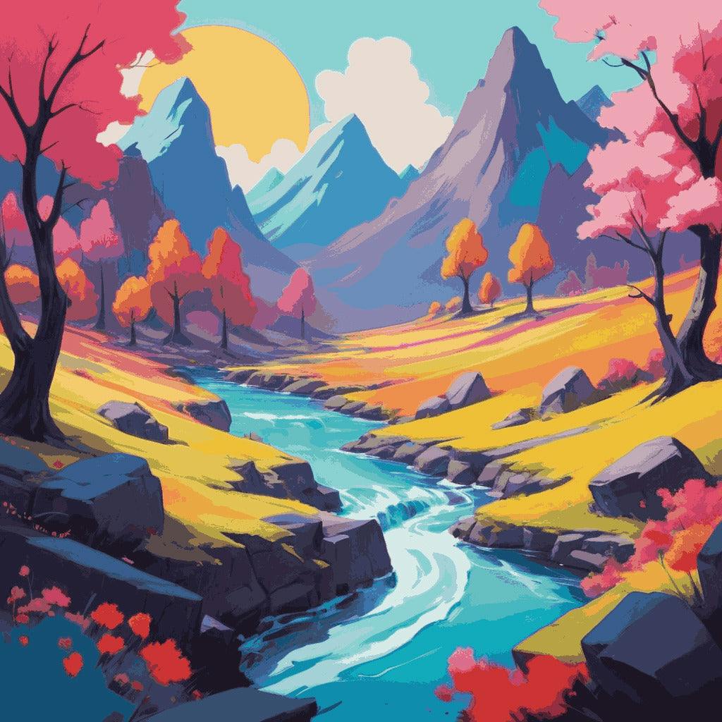 "Autumn Valley" Paint by Numbers Kit