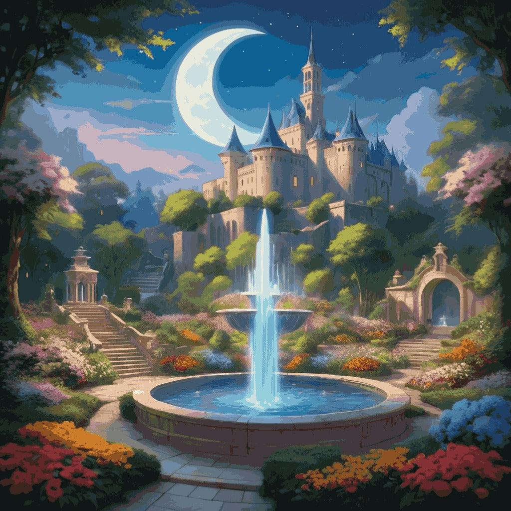 "Enchanted Castle" Paint by Numbers Kit