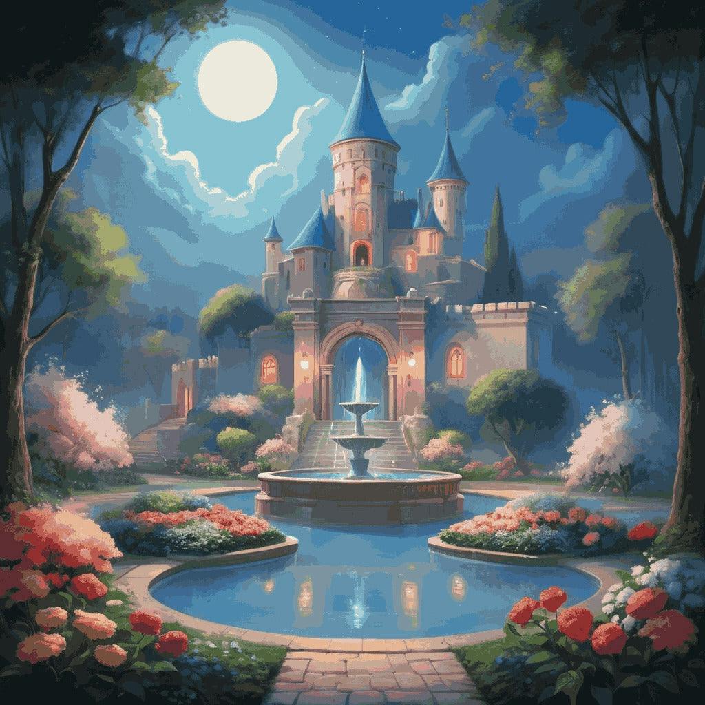 "Fairy Tale Palace" Paint by Numbers Kit