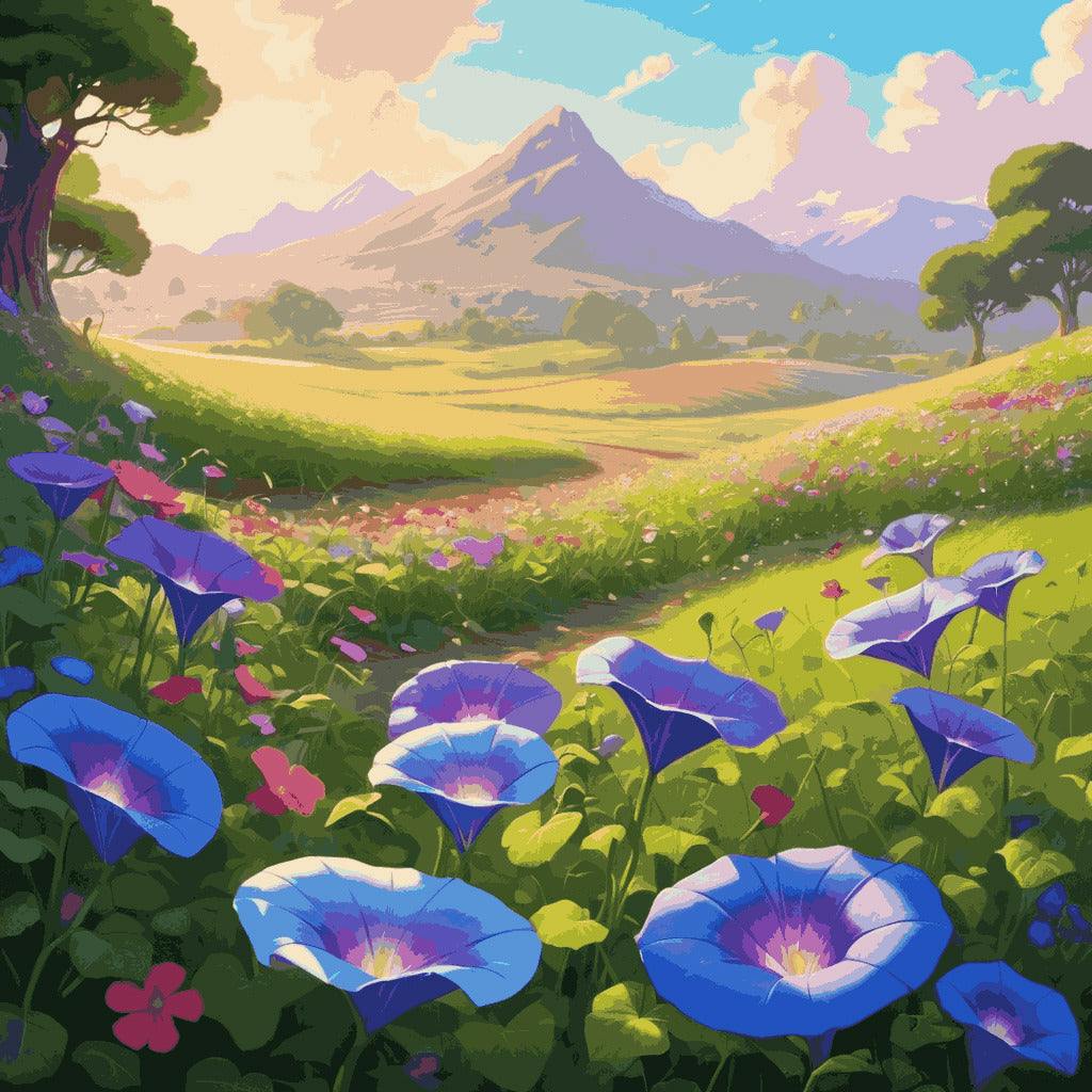 "Morning Glory Meadow" Paint by Numbers Kit