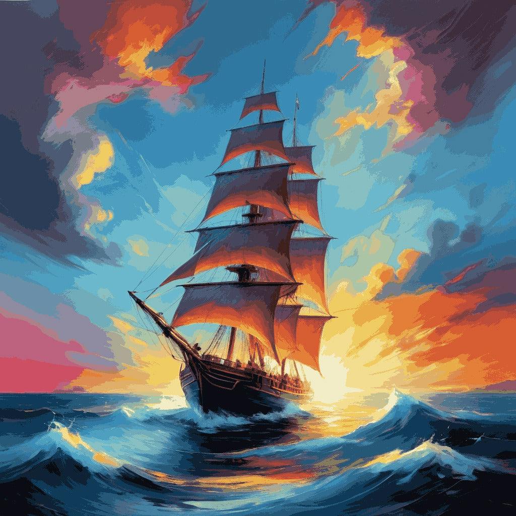 "Voyage of Discovery" Paint by Numbers Kit