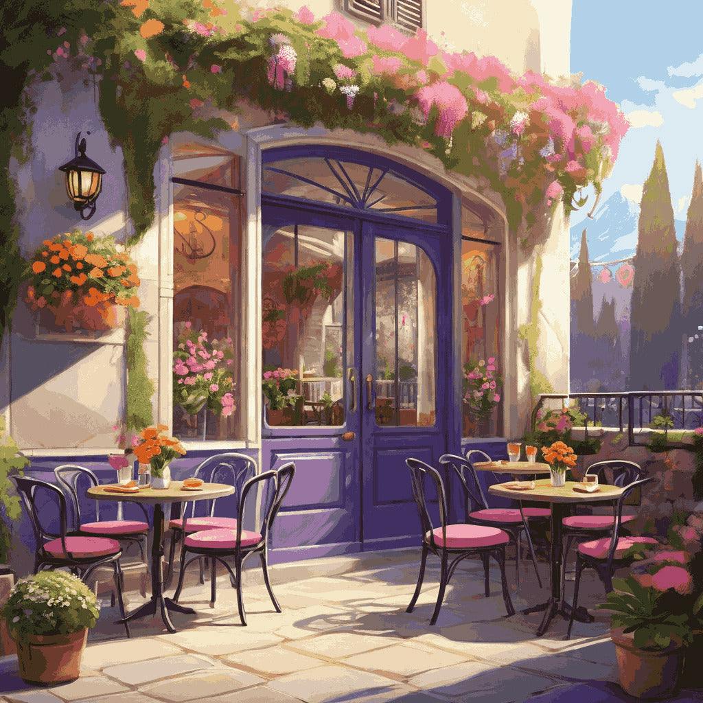 "Café Charm" Paint by Numbers Kit