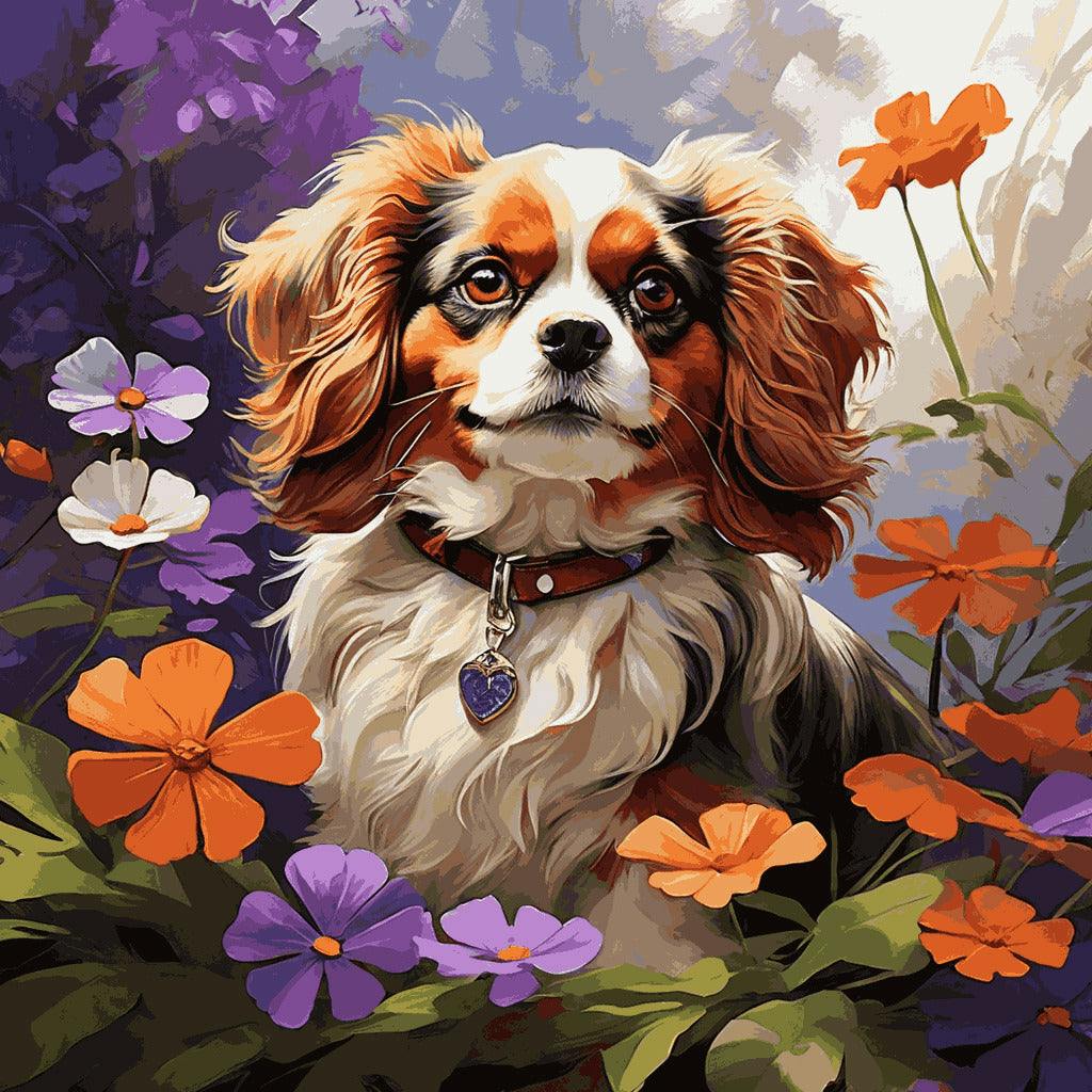 "Charming Pup" Paint by Numbers Kit