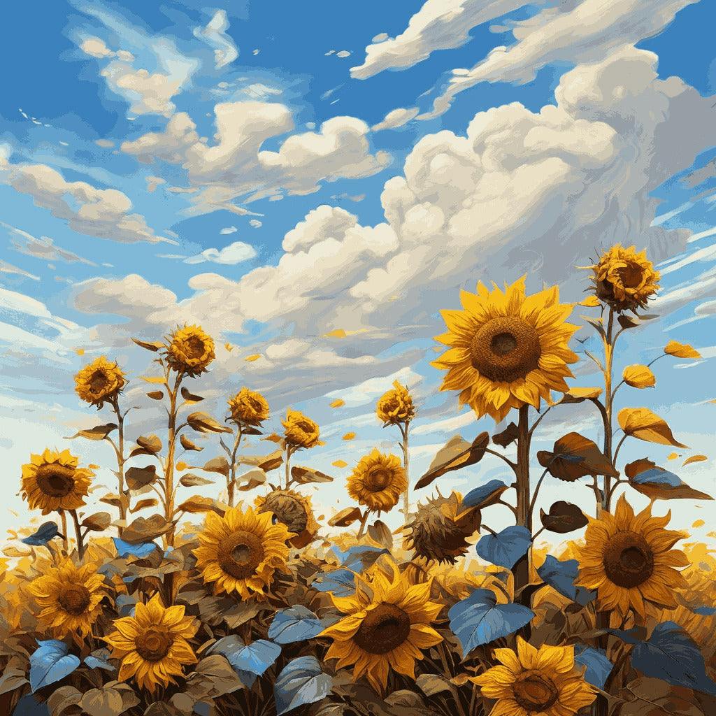 "Fields of Sunshine" Paint by Numbers Kit