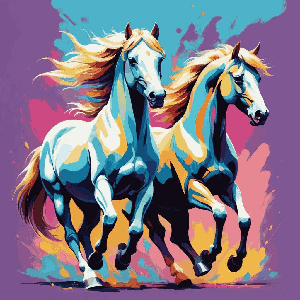 "Wild Horses" Paint by Numbers Kit