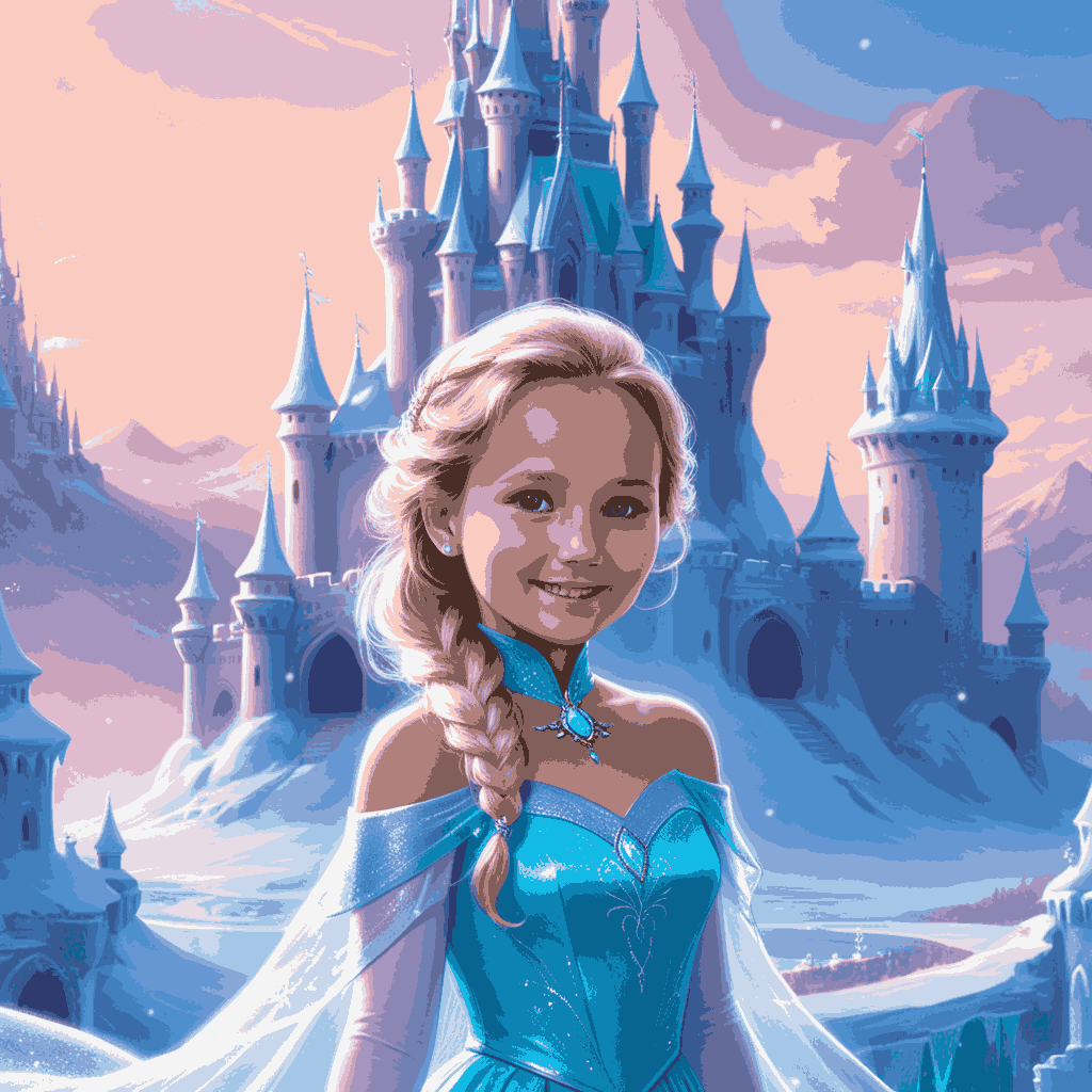 "Frozen Enchantment" Paint by Numbers Kit
