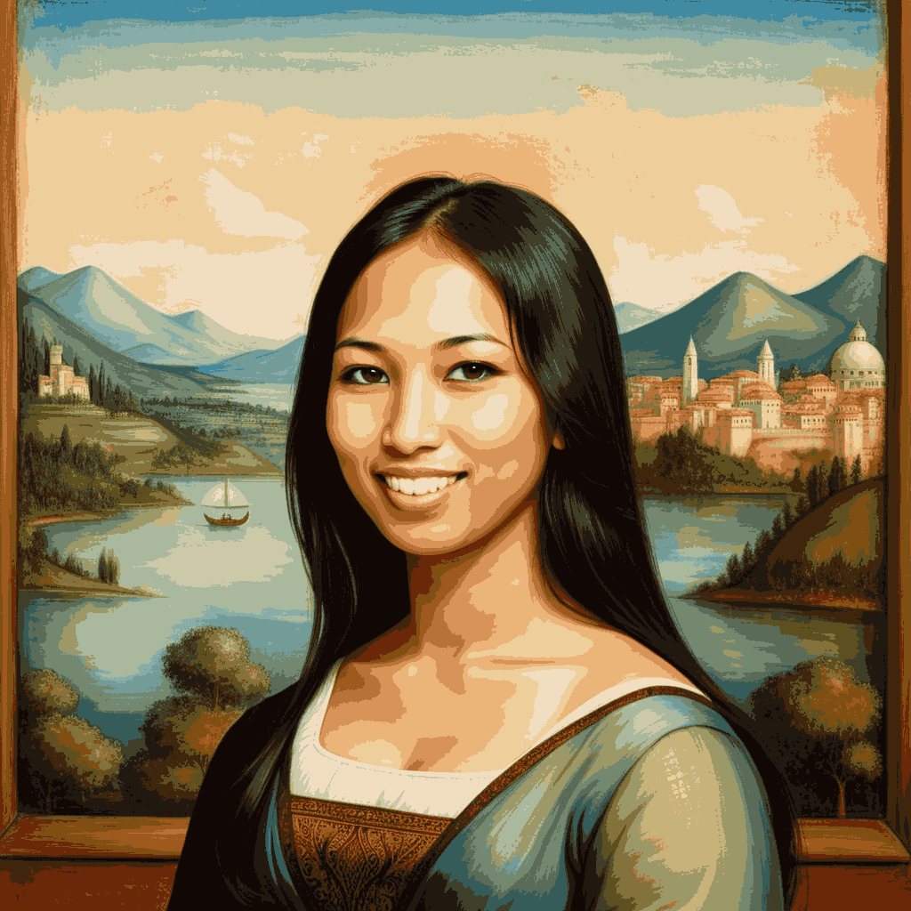 "Mona Lisa" Paint by Numbers Kit
