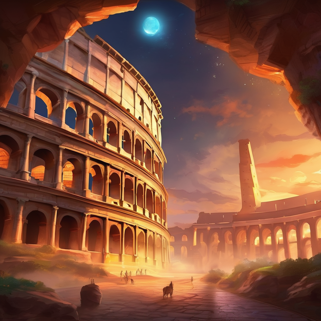 "Colosseum Evening" Paint by Numbers Kit